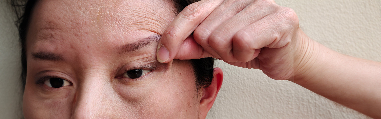 Sagging Brows and Eye Lids treatment options at Hush Beauty MD
